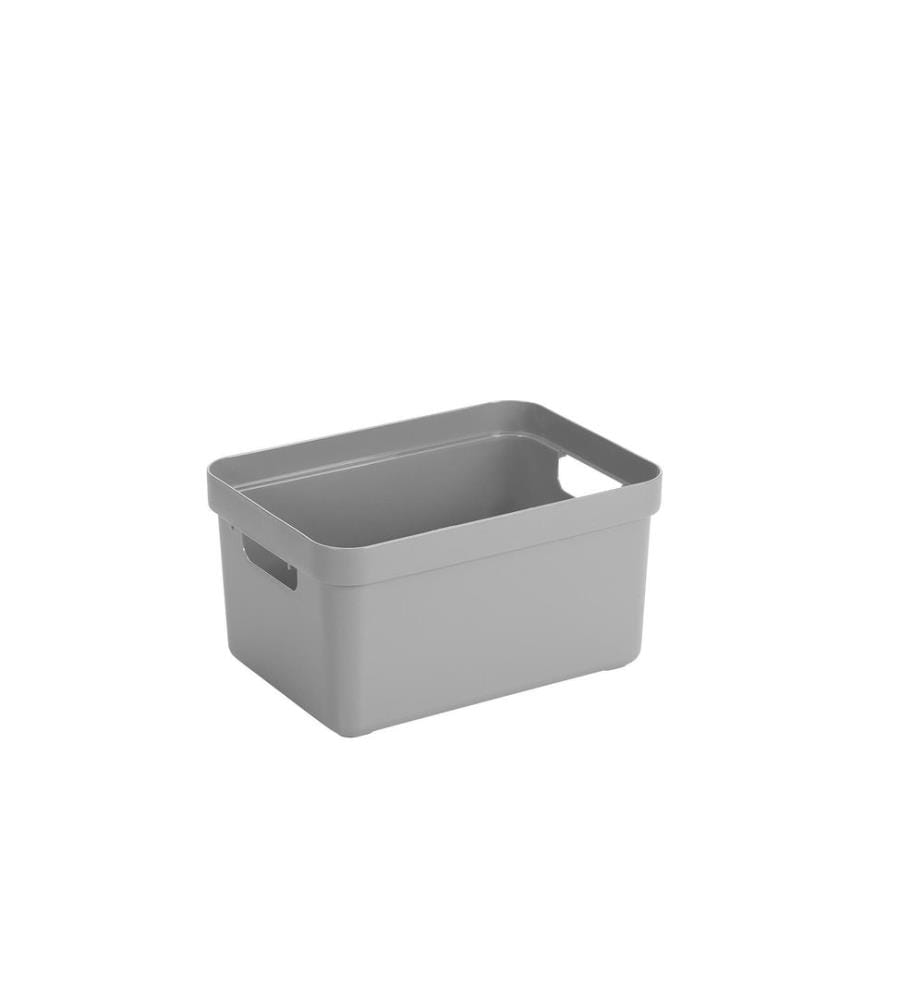 SIGMA HOME - Boîte de rangement 5 l Gris clair