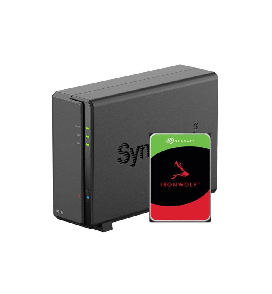 SYNOLOGY - NAS DiskStation DS124 1-bay Seagate Ironwolf 6 TB