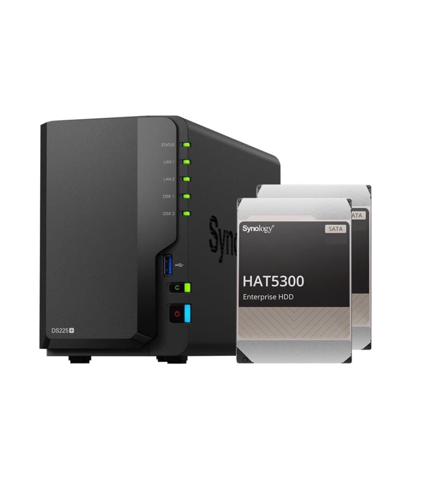 SYNOLOGY - NAS DiskStation DS225+ 2-bay 2x 8 TB HDD SYNOLOGY - Enterprise