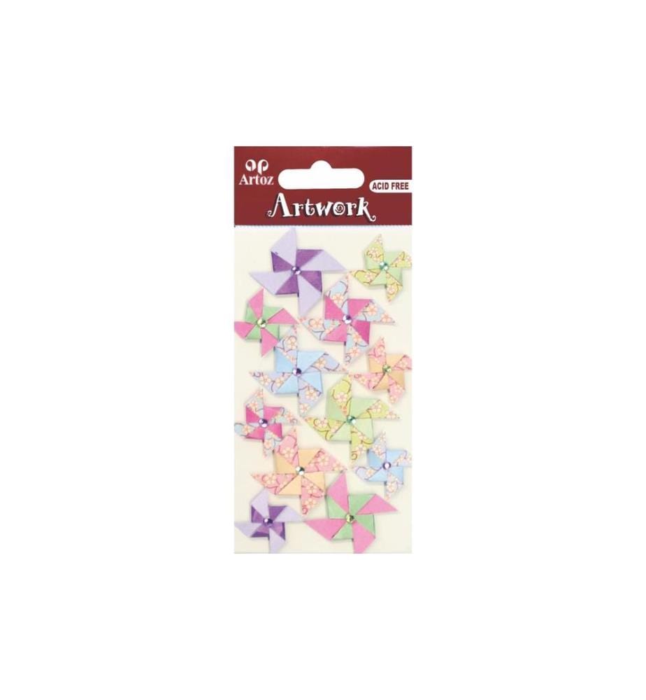 ARTOZ - Autocollant à motif Origami 1 feuille