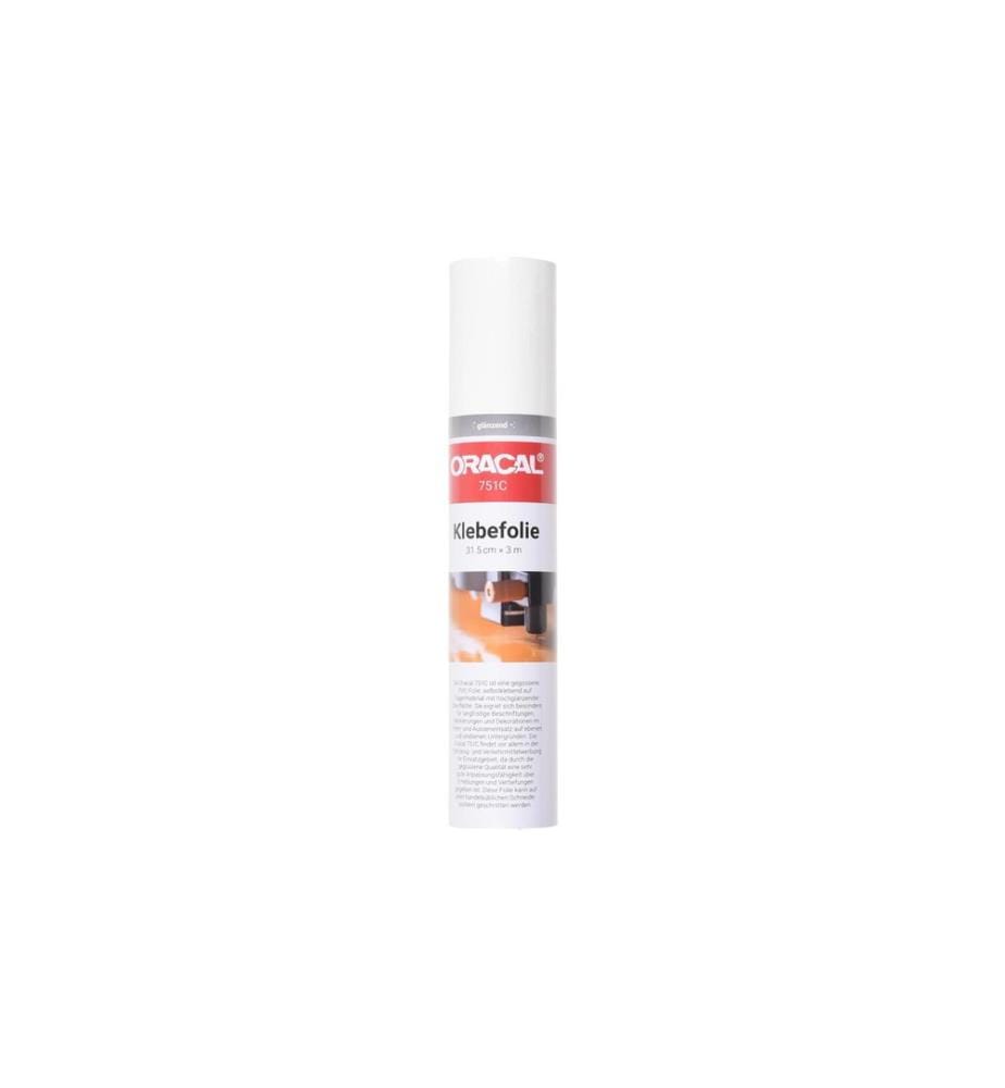 ORAFOL - Film de vinyle Oracal 751C / 31.5 x 300 cm Blanc