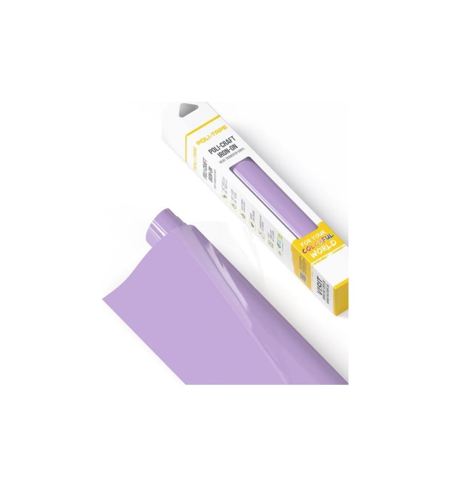 Poli-Tape - Film thermocollant Poli-Flex turbo, 30.5 x 122 cm, violet