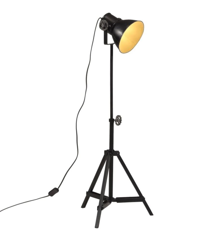 Lampadaire 25 W noir 35x35x65/95 cm E27