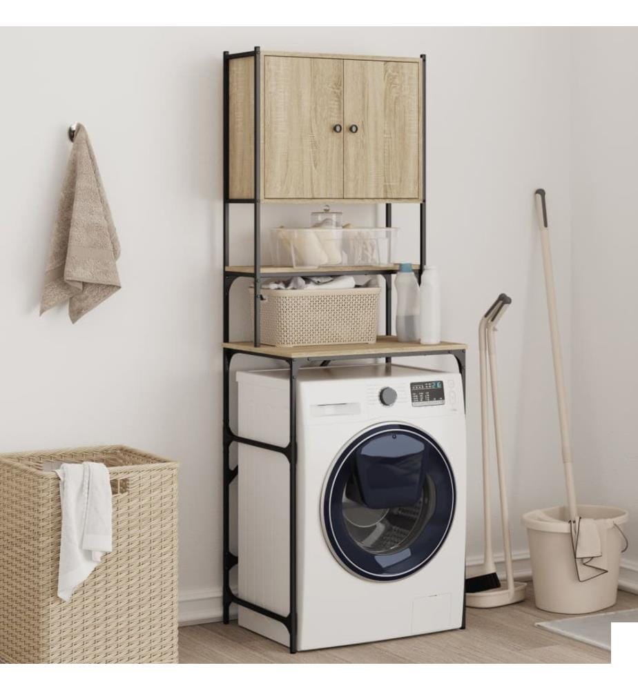 Armoire de machine à laver chêne sonoma 68x48,5x194 cm