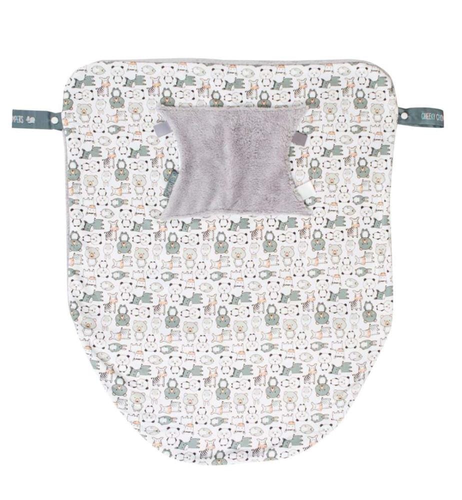 Couverture pour bébé à attacher Panda Pals