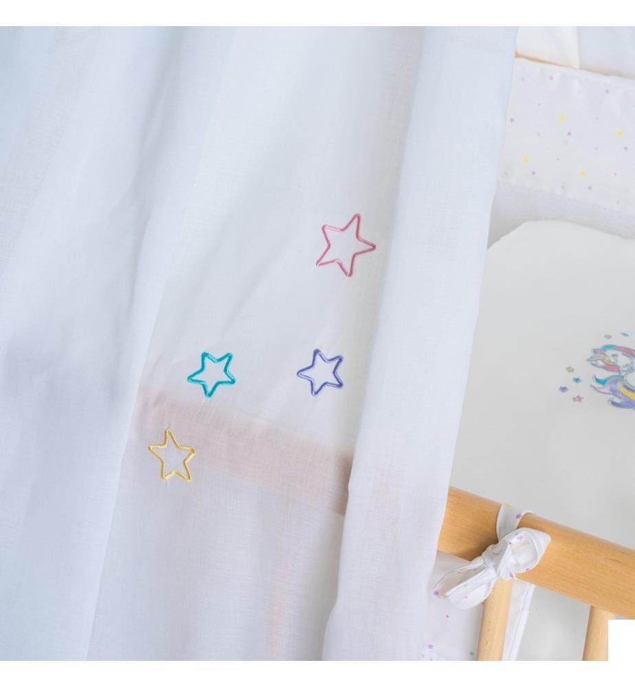 KULI-MULI Ciel de lit Voile Lyocell Licorne
