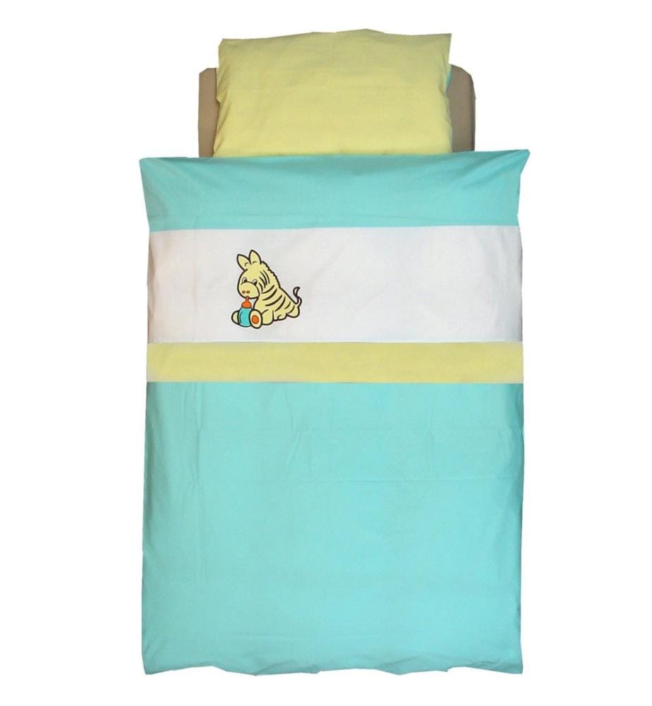 KULI-MULI Linge de lit Little Zebra 100 x 135 cm