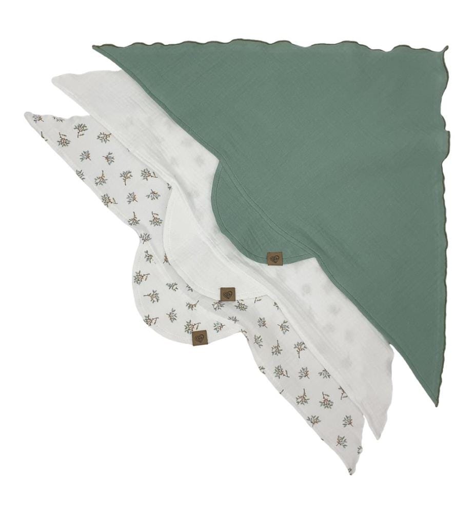 Foulard dété 3 pcs. vert