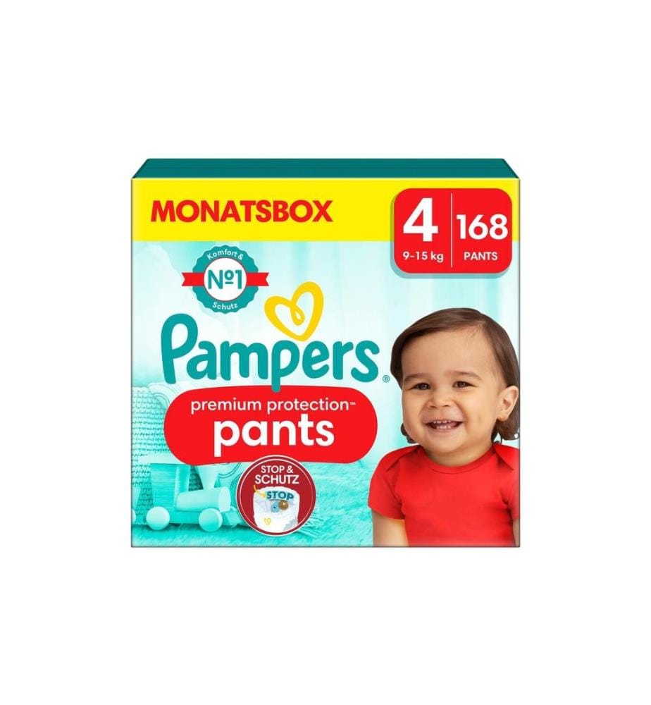 PAMPERS - Couches Premium Protection Pants Maxi taille 4