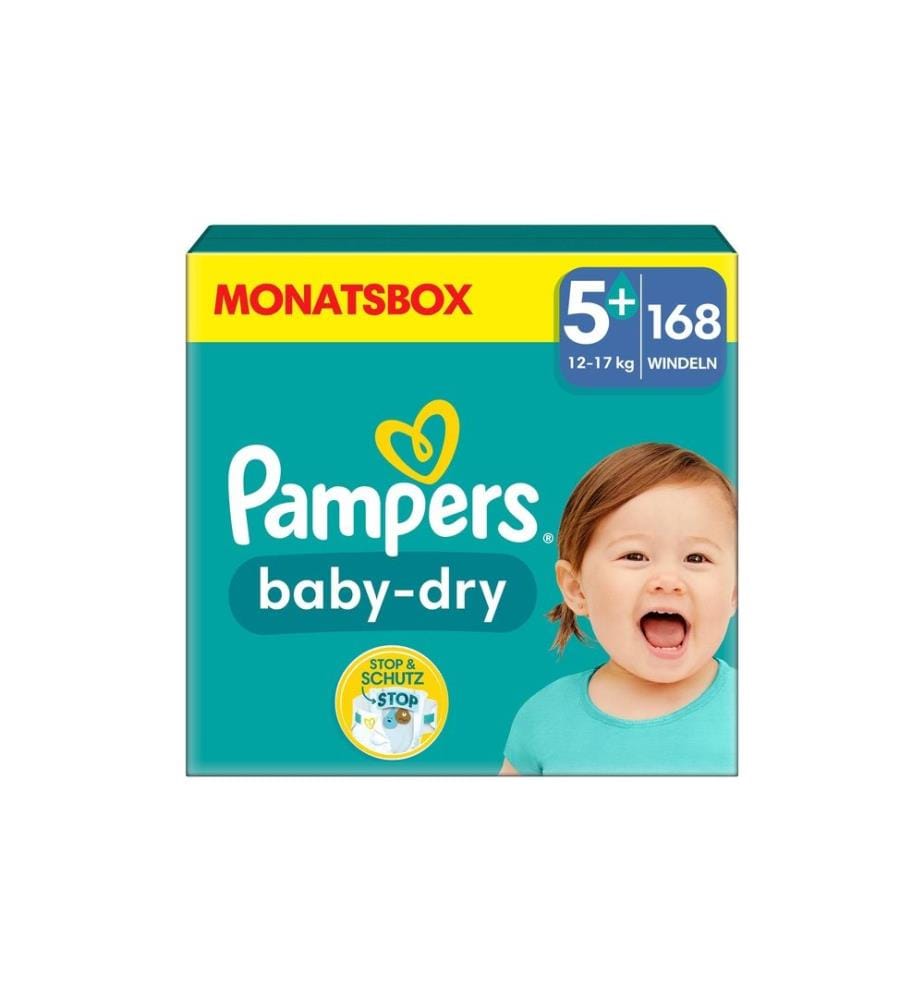 PAMPERS - Couches Baby Dry Junior Plus taille 5+