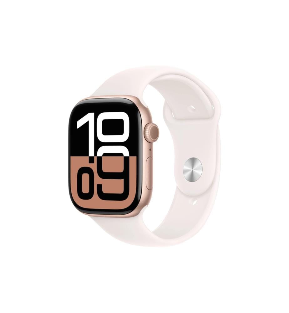 APPLE - Watch Series 10 46 mm Alu Rose Gold Sport Blanc M/L