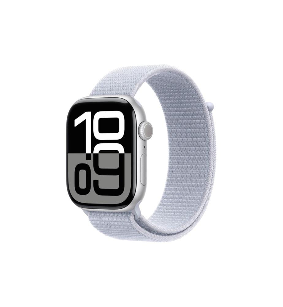APPLE - Watch Series 10 46 mm LTE Alu argent Loop bleu