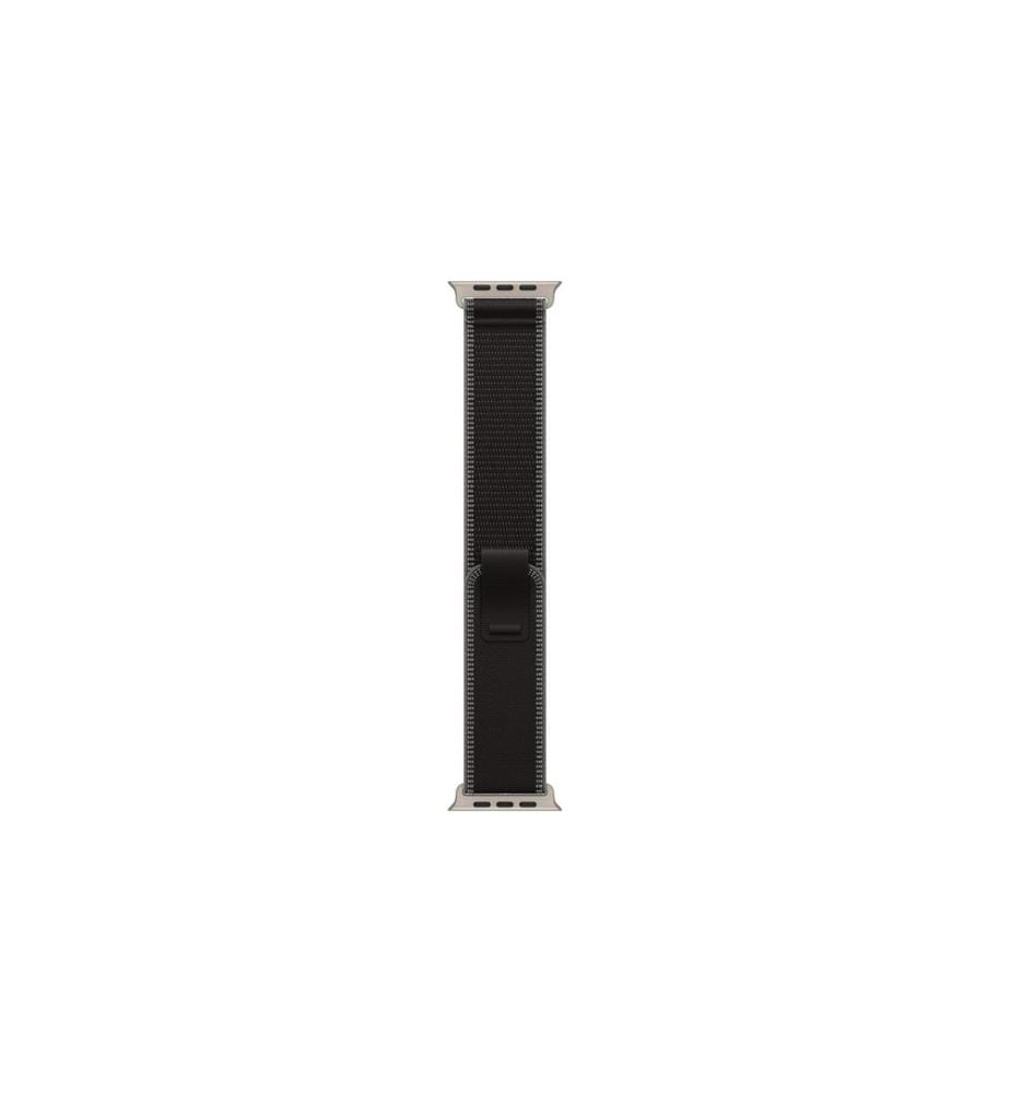APPLE - Trail Loop 49 mm Black/Charcoal S/M Natural Titanium