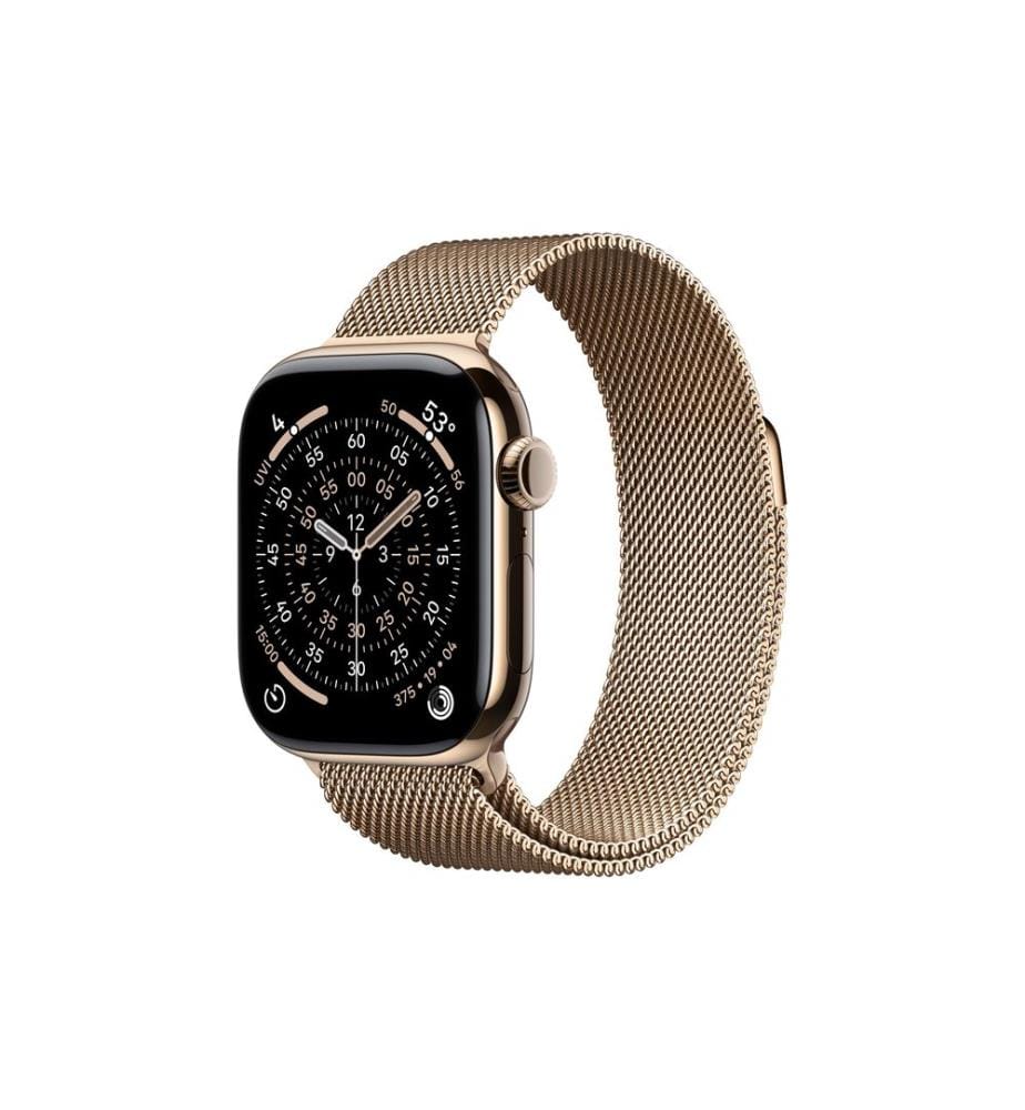 Apple Watch Series 11 42 mm LTE Titane Or Bracelet Milanais
