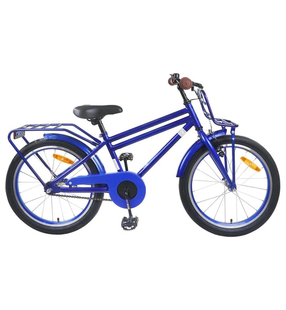 Vélo pour Enfants 18 Pouces pour les 5-7 ans Bleu foncé