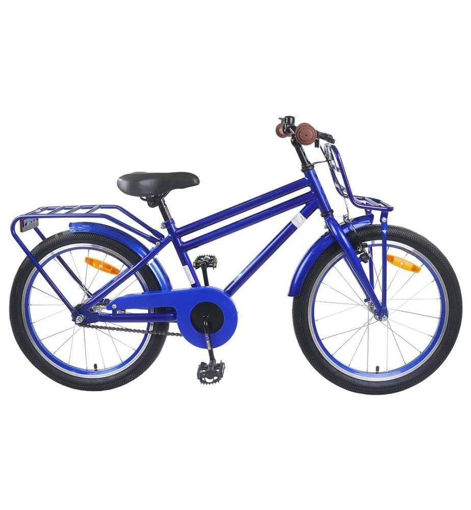 Vélo pour Enfants 18 Pouces pour les 5-7 ans Bleu foncé