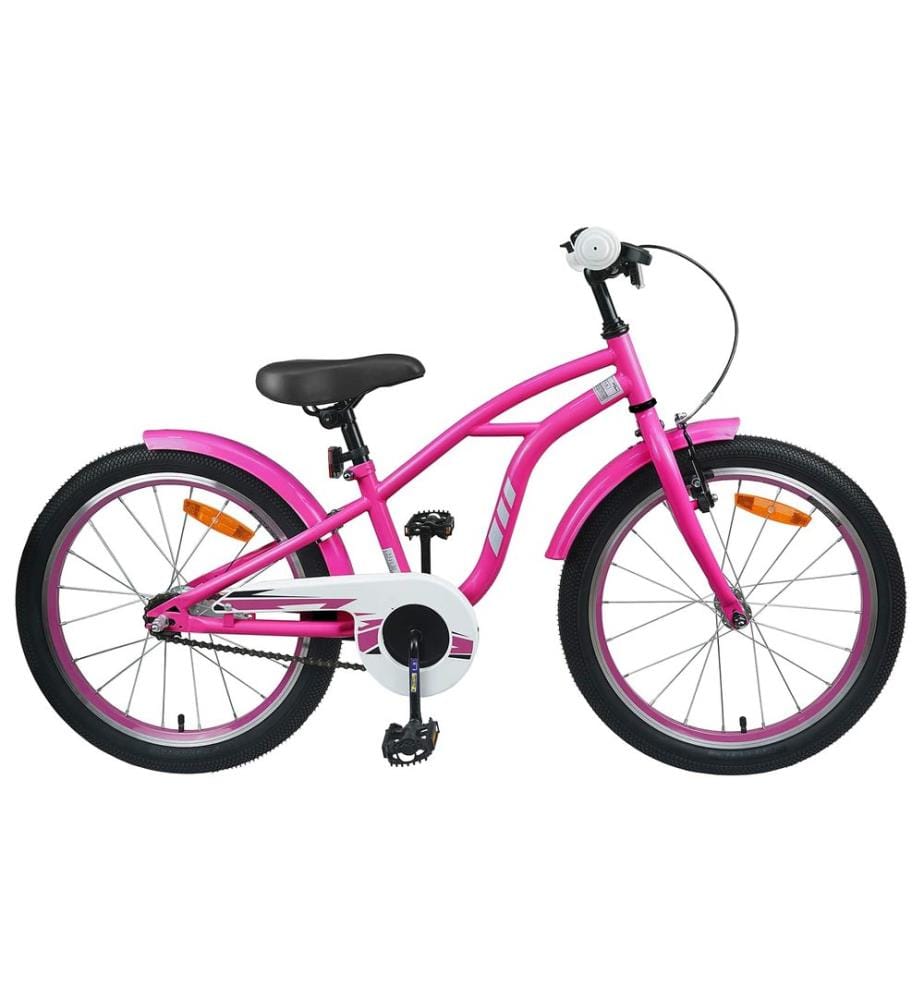 Vélo pour Enfants 22 Pouces 7-12 Rose foncé