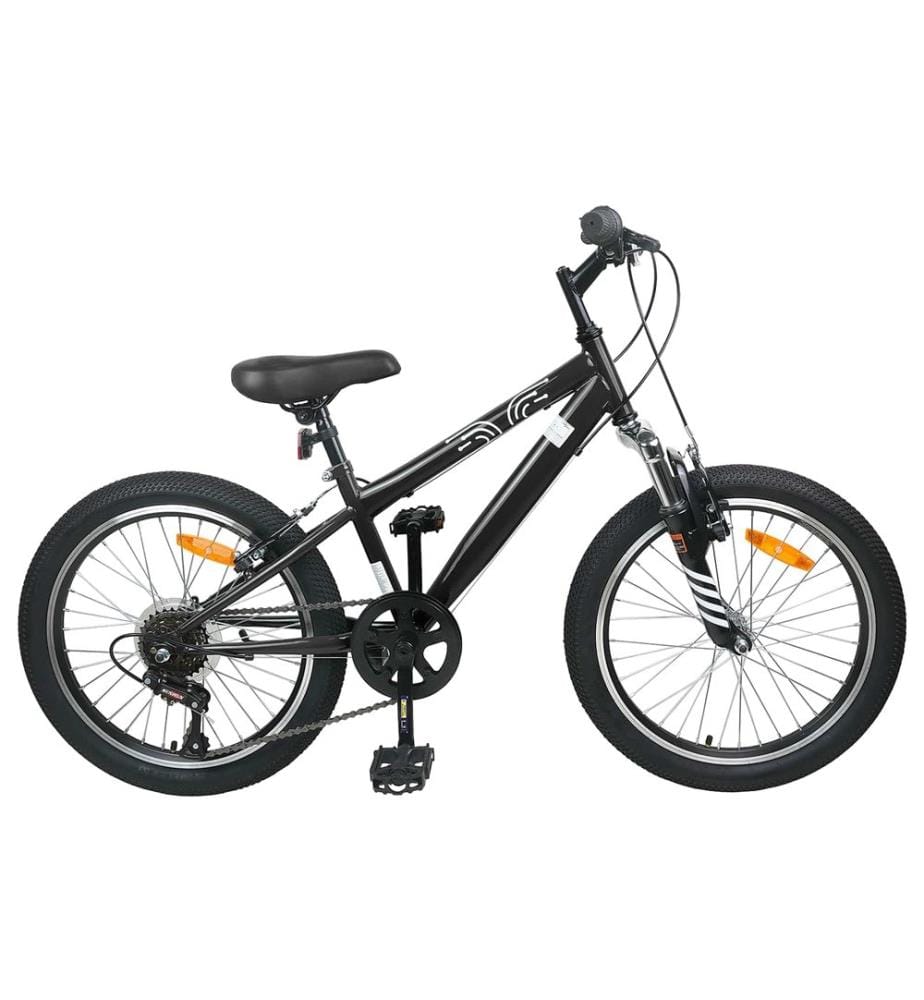 Vélo de Montagne 20 Pouces 6-Speed pour 5-8 ans Noir