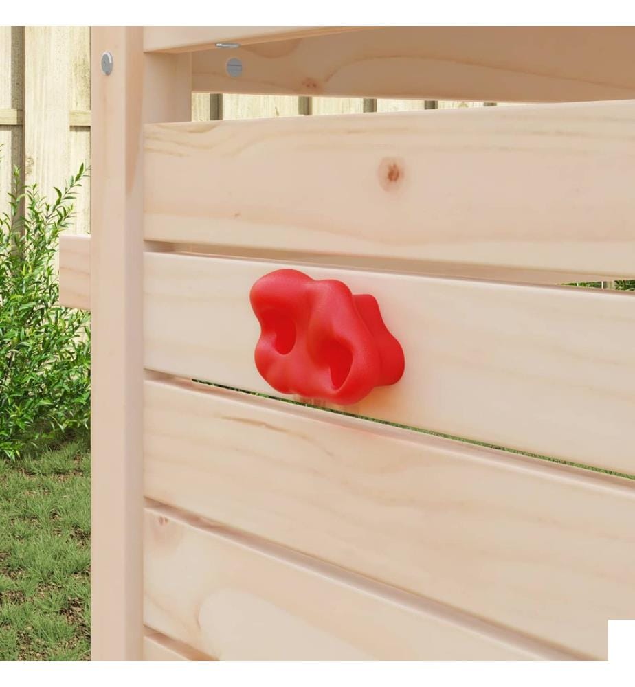 Préhension d'escalade 12 pcs Rouge 100 x 67 x 43 mm PP