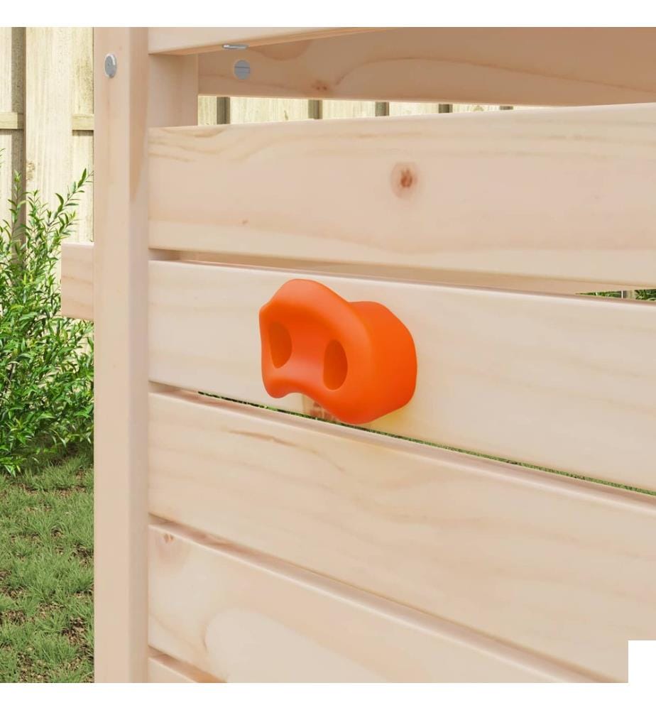 Préhension d'escalade 12 pcs Orange 100 x 67 x 43 mm PP