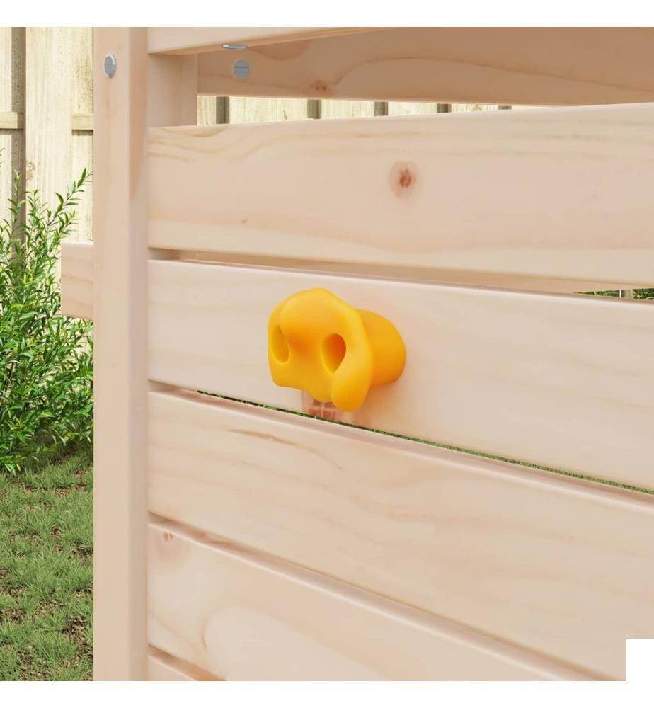 Préhension d'escalade 12 pcs Jaune 100 x 67 x 43 mm PP