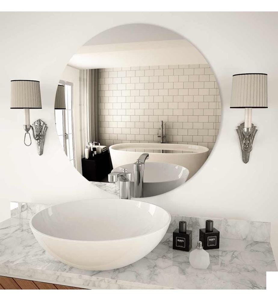 Miroir mural 70 cm Rond Verre