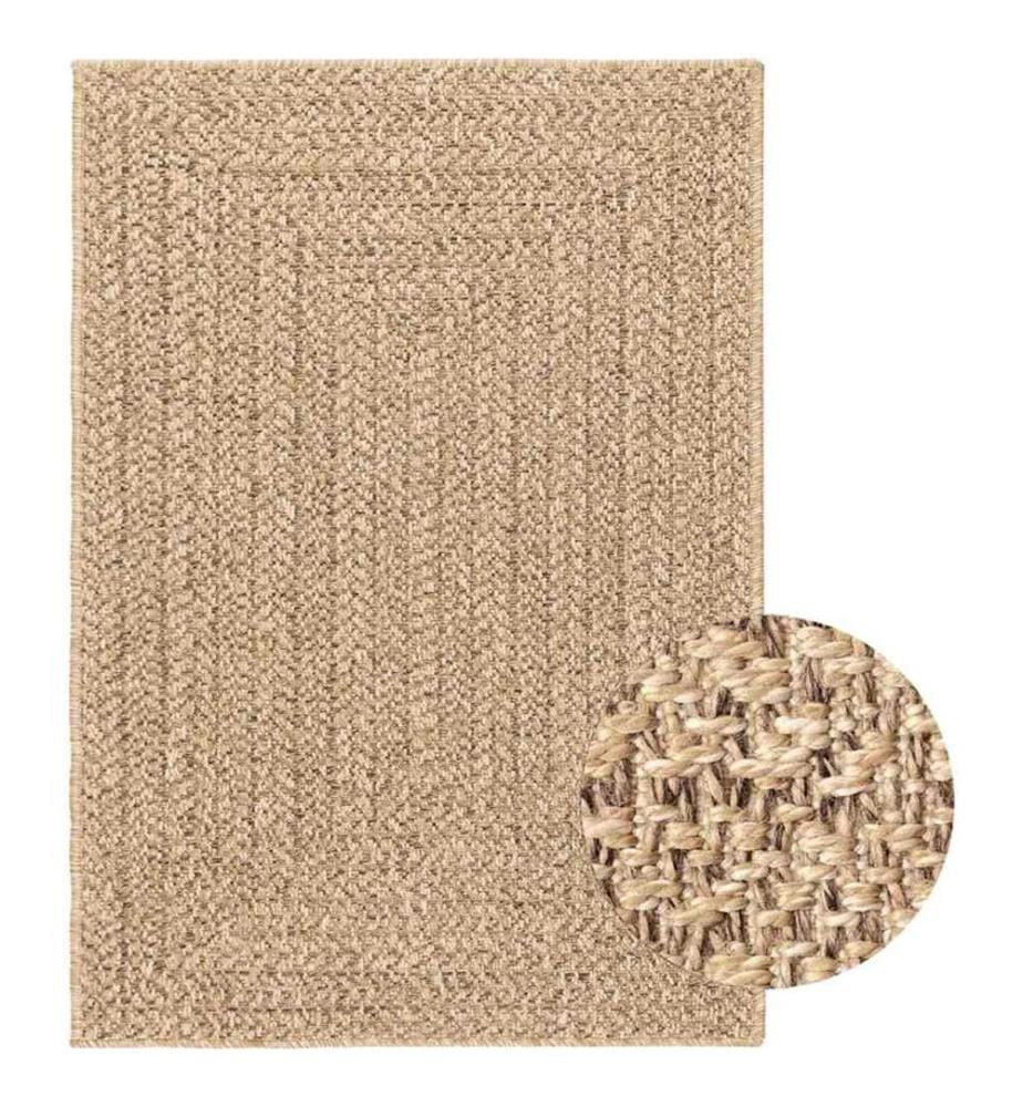 Tapis ZIZUR 160x230 cm aspect de jute intérieur et extérieur