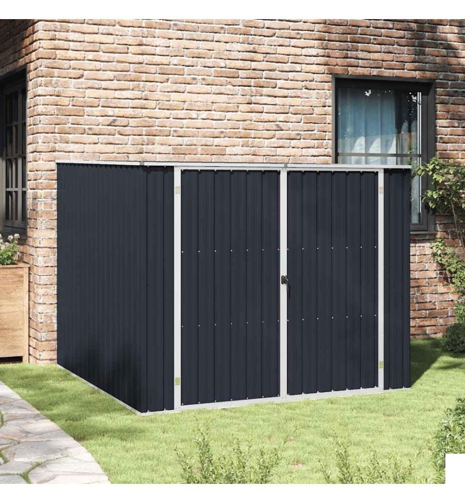 Abri de jardin Anthracite 195x198x159 cm Acier galvanisé