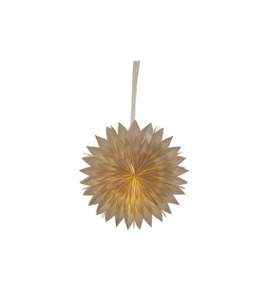 STAR TRADING - Étoile en papier Dis, Beige, Ø 50 cm
