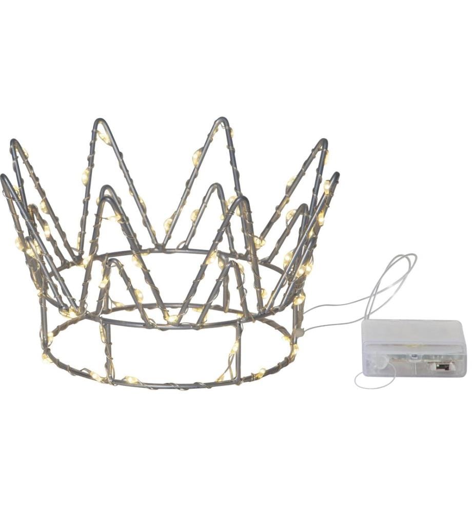 STAR TRADING - Crown, 70 LED, argent