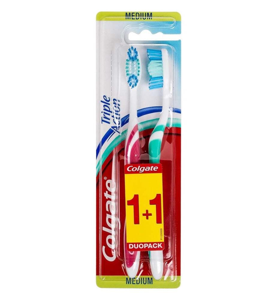 Lot de 12 Brosses à Dents Colgate Triple Action Medium