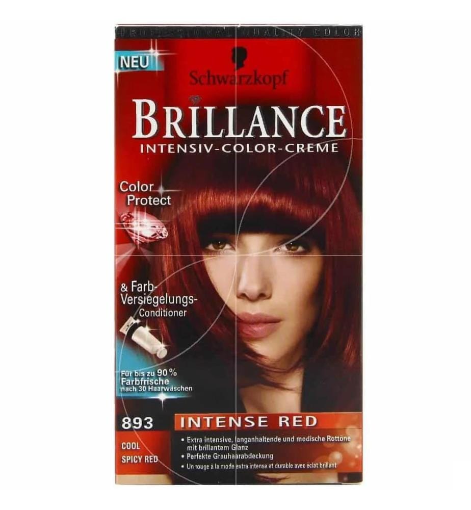 Lot de 6 Brillance Coloration Rouge Intense Épicé N°893