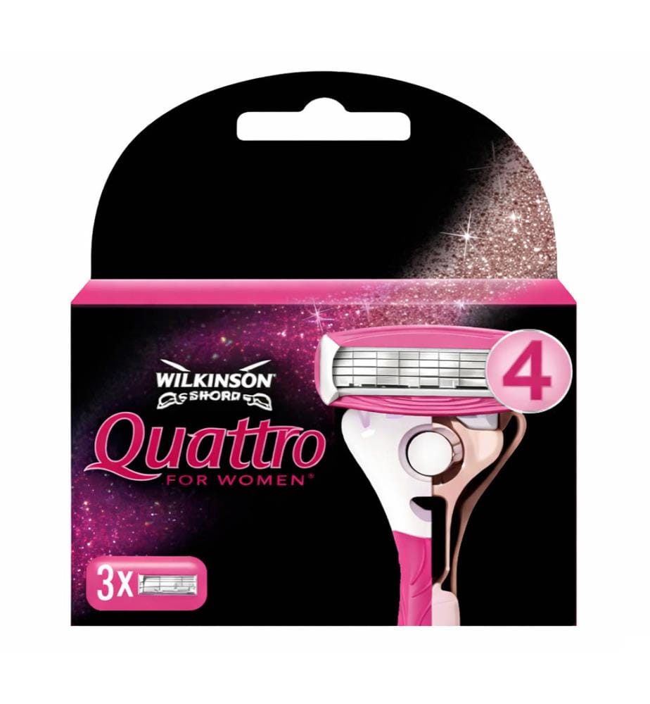Lot De 12 Lames Quattro For Women - 3 Lames