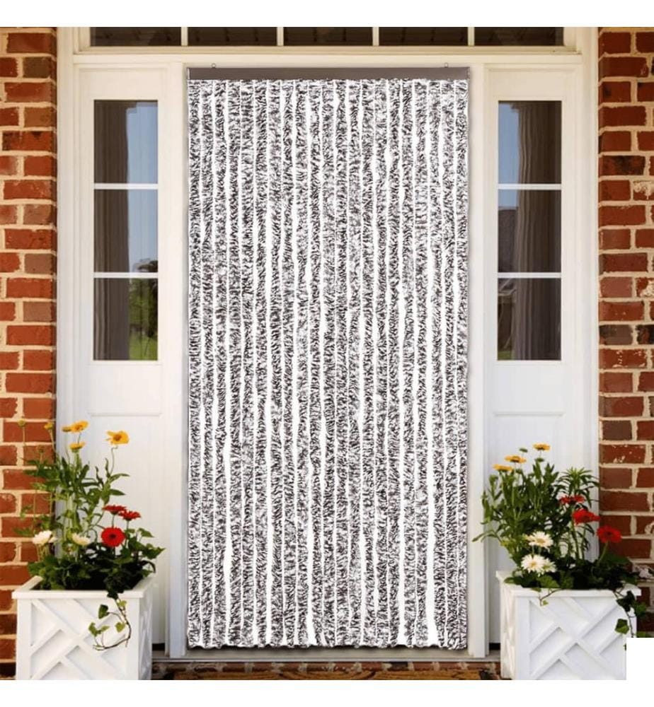 Moustiquaire Marron et beige 90x200 cm Chenille