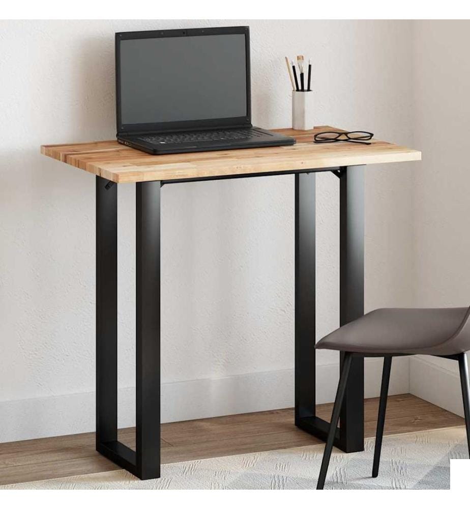 Dessus de table rectangulaire 100x50x2 cm bois massif d'acacia