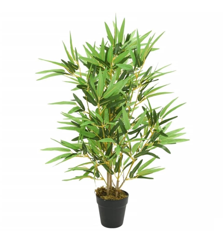 Bambou artificiel 368 feuilles 80 cm vert