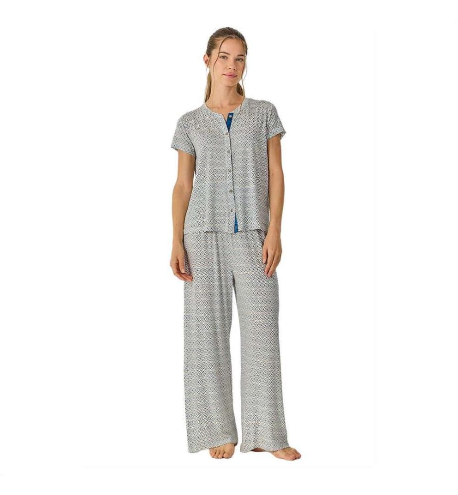 Pyjama Été Pantalon Long Fluide