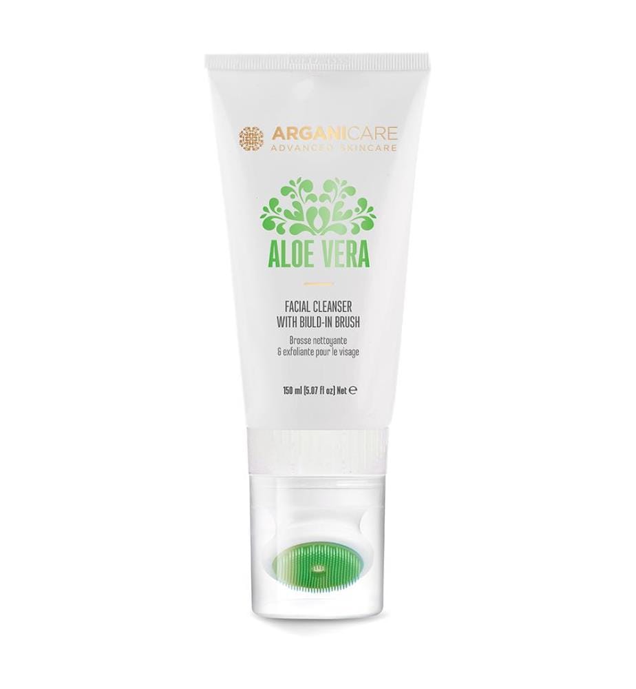 Nettoyant visage avec brosse - Aloe Vera - 150 ml