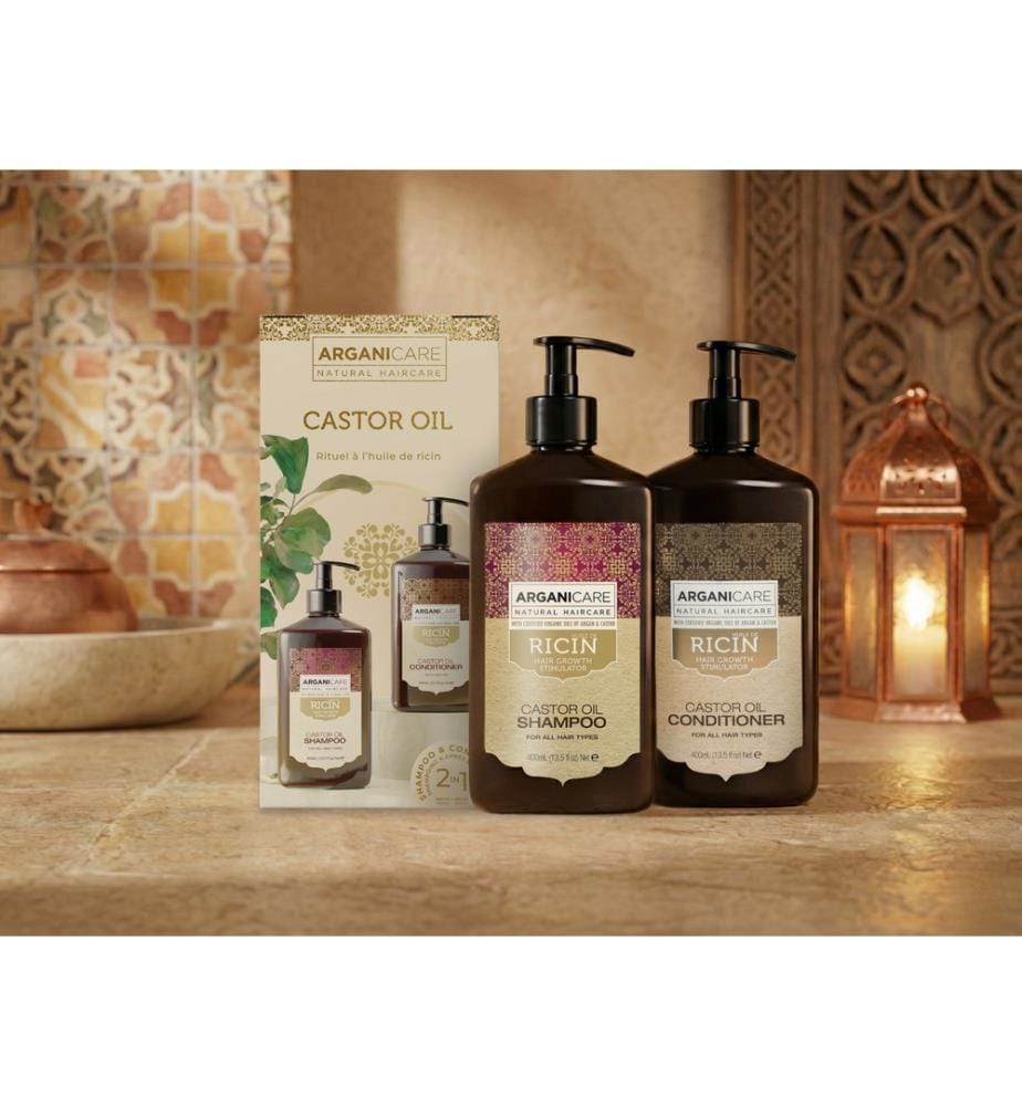 Coffret Shampooing + Après-shampooing Ricin - 400 & 400 ml