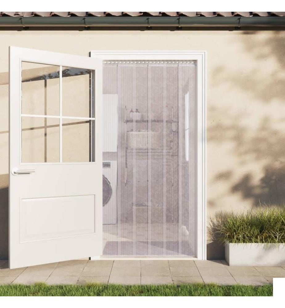 Rideau de porte transparent 200 mmx1,6 mm 25 m PVC