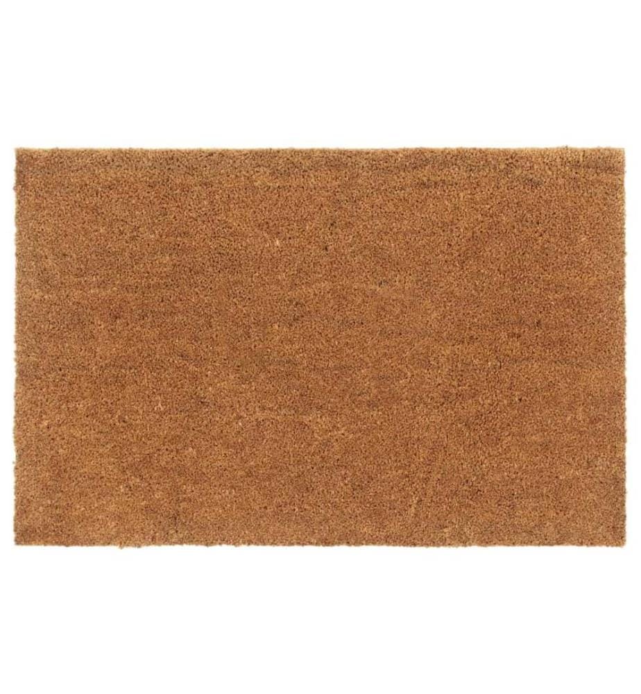 Tapis de porte naturel 65x100 cm fibre de coco touffeté