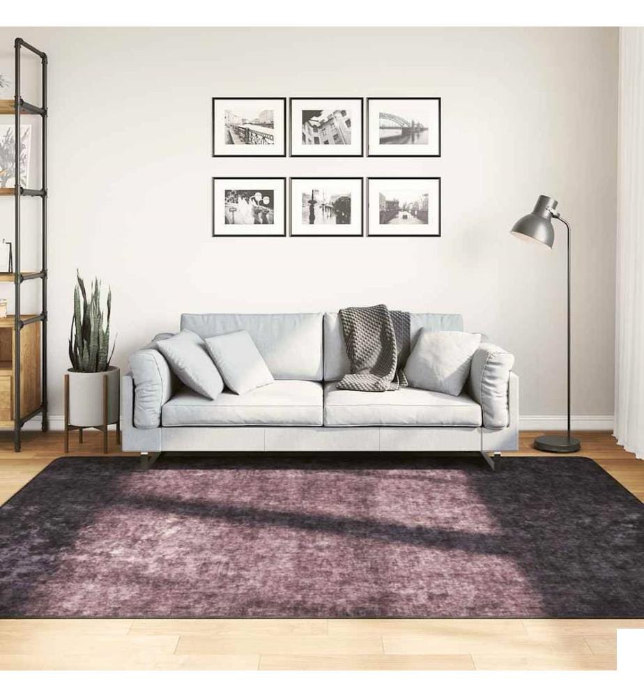 Tapis lavable antidérapant 160x230 cm anthracite