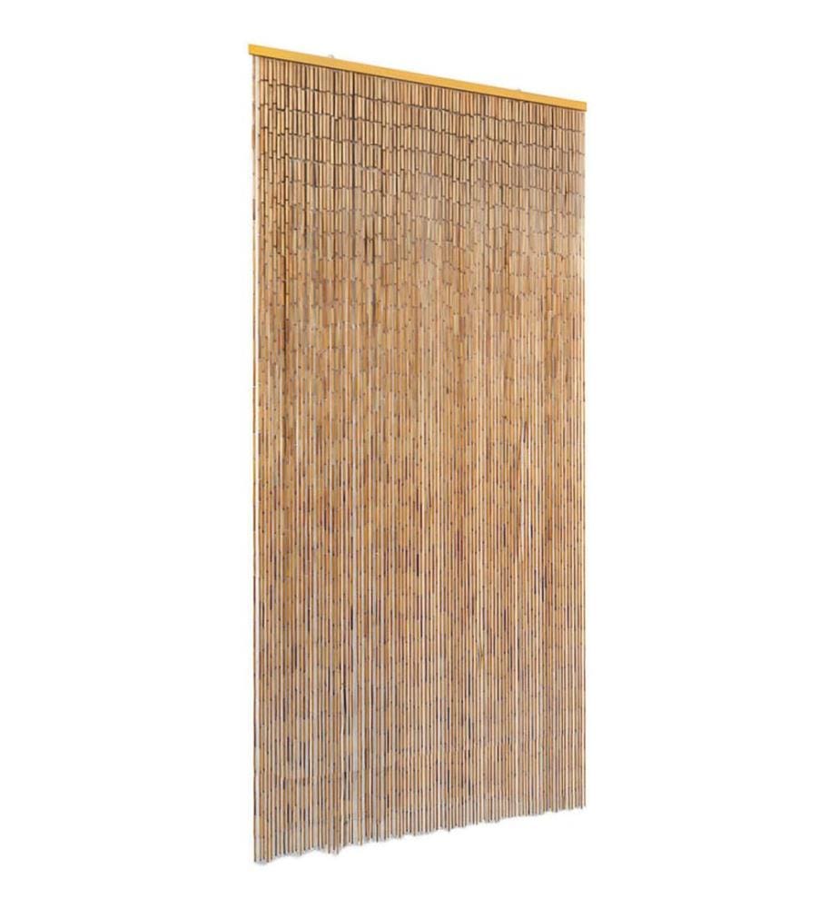 Rideau de porte contre insectes Bambou 90 x 220 cm