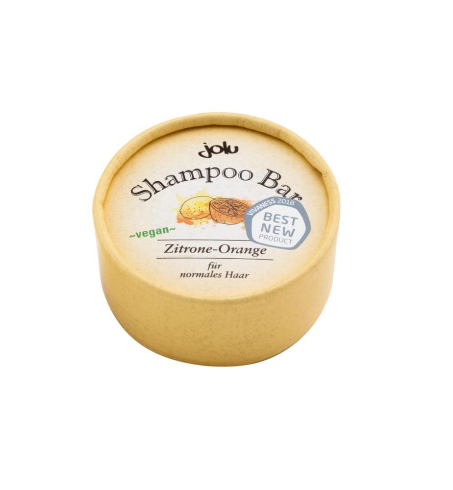 Jolu - Shampooing solide citron et orange 50 g