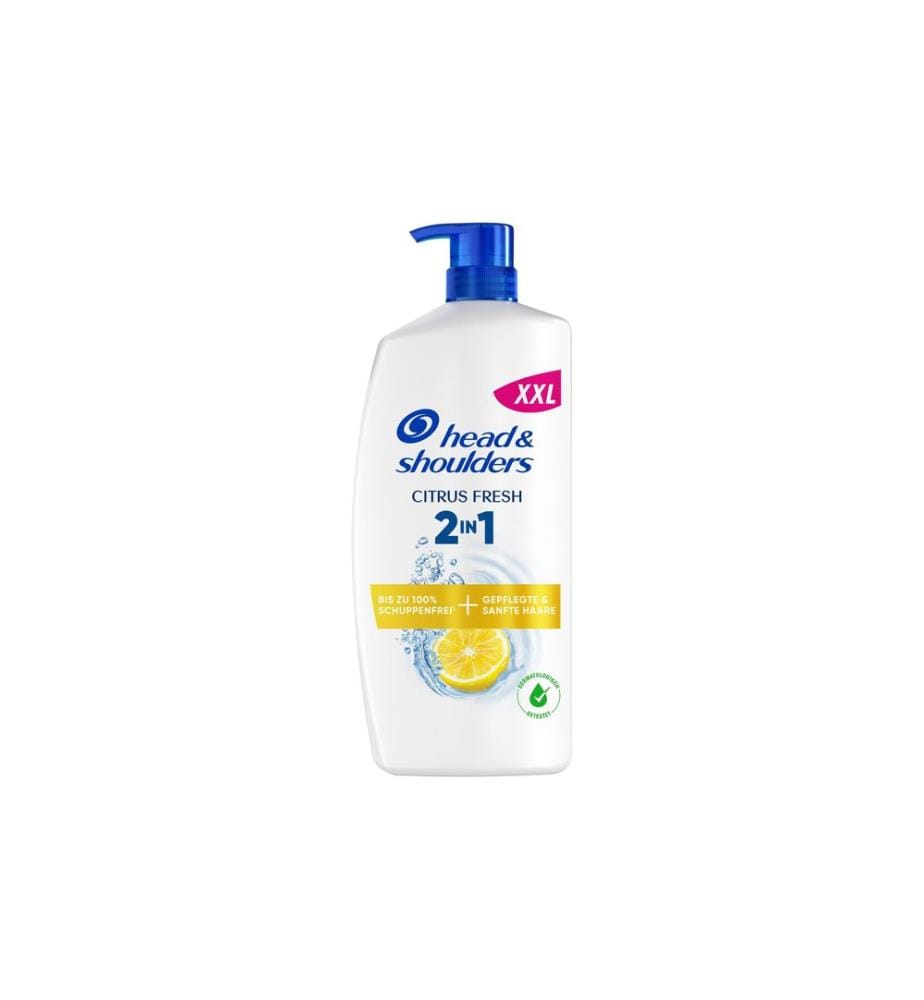 head and shoulders - Shampooing antipelliculaire 2 en 1 Ctrus Fresh 800 ml