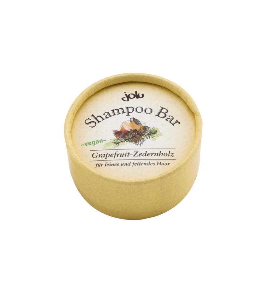 Jolu - Shampooing solide pamplemousse et bois de cèdre 50 g