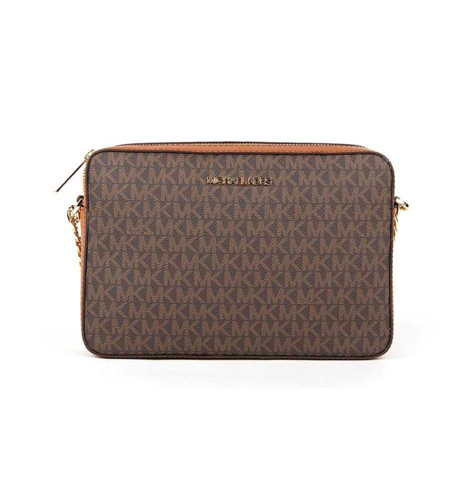 Sac bandoulière Jet Set grand format - Marron