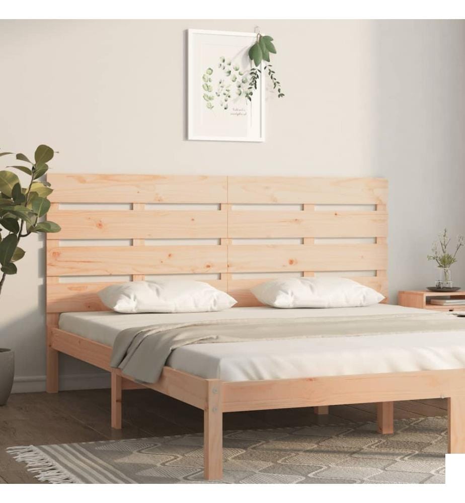 Tête de lit 180x3x80 cm Bois massif de pin
