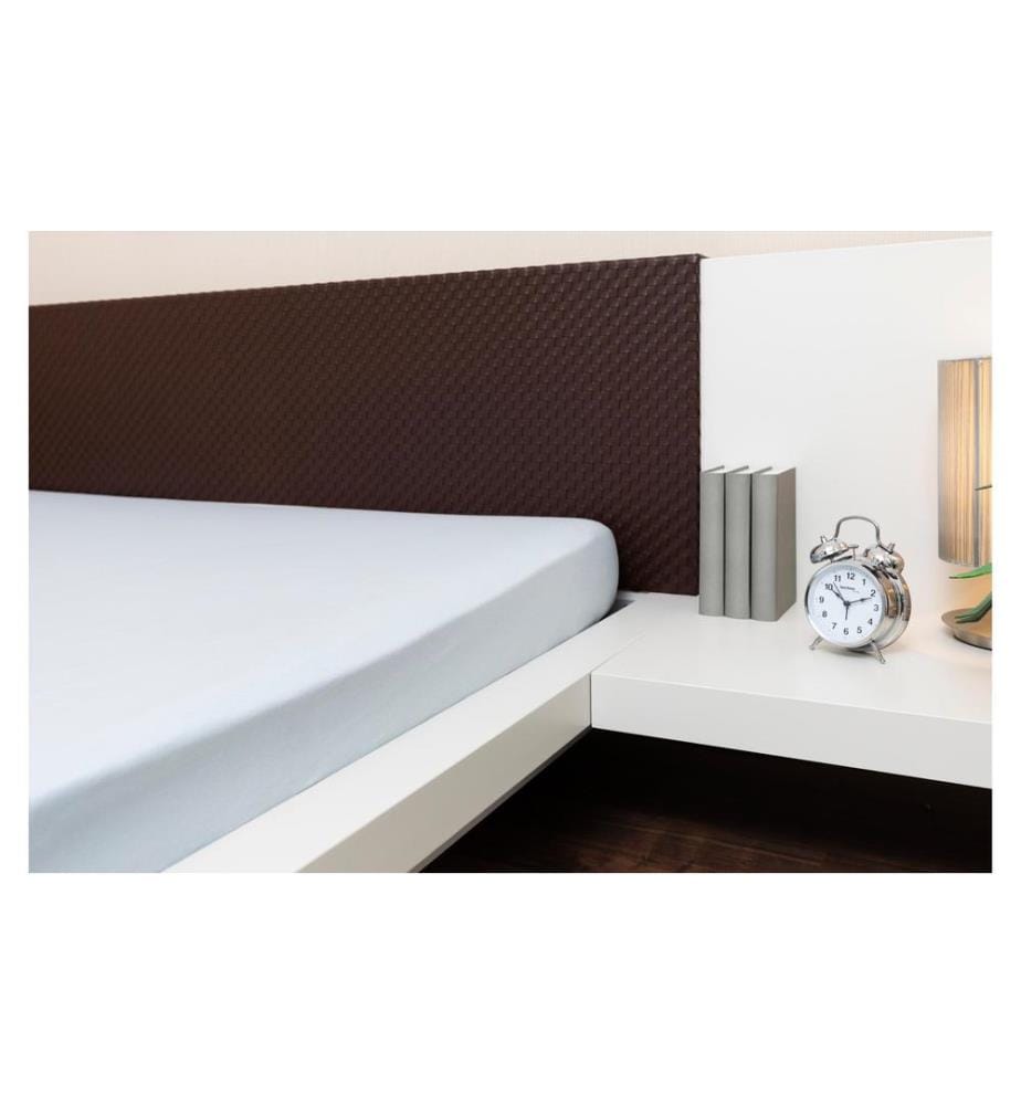COCON - Drap-housse 140-160 x 200 cm, bleu glacier