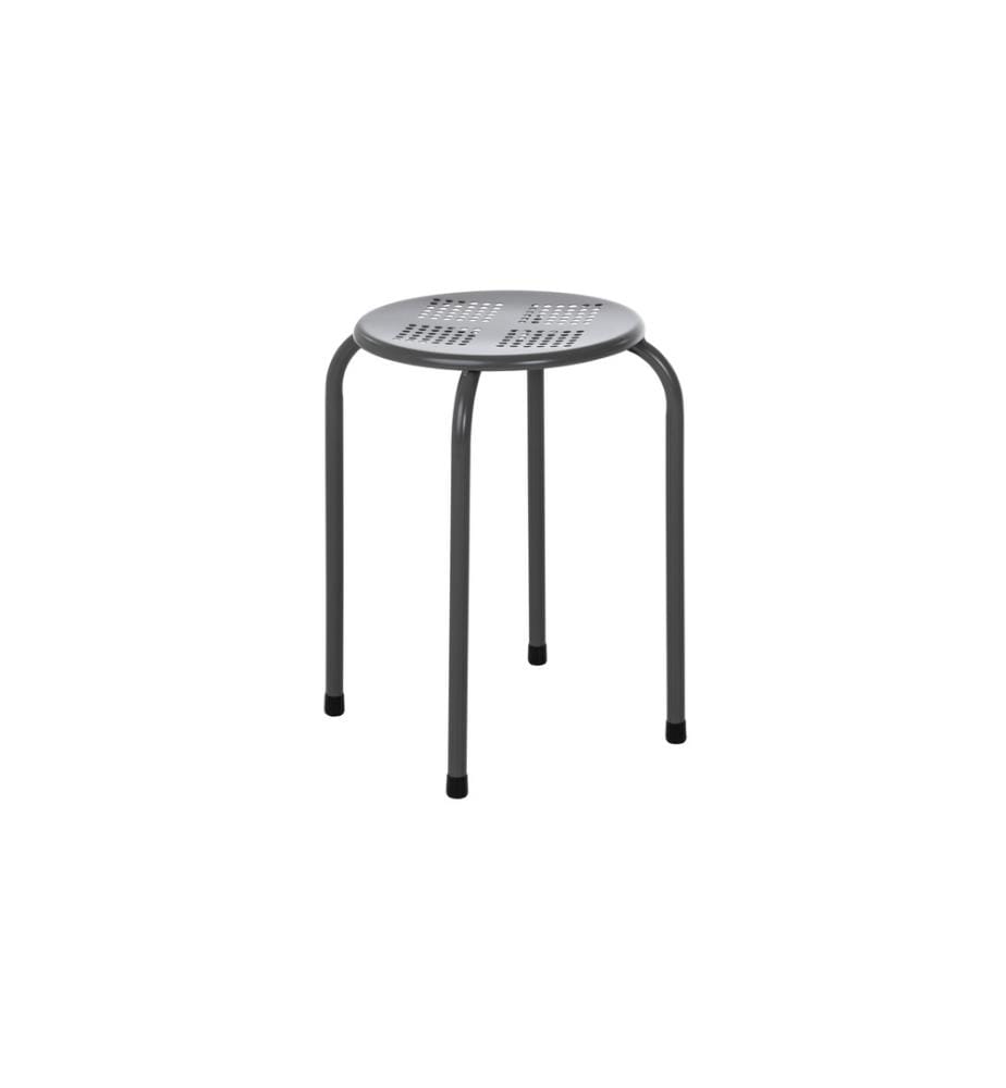 COCON - Tabouret Métal, Gris